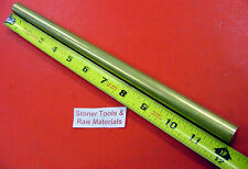 58 C360 Brass Round Rod 12 Long Solid New Lathe Bar Stock 625 H02