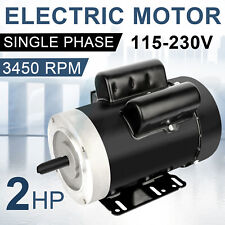 2hp General Purpose Motor 115230v 3450rpm Electric Motor 56c Single Phase