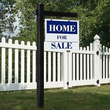 6 Upvc Real Estate Sign Post Open House Yard Home For Sale White With Stake