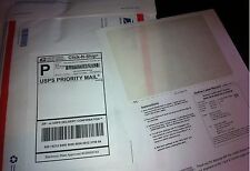 100 Laser Ink Jet Labels Click N Ship With Tear Off Receipt Perfect For Usps