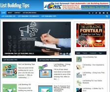 List Building Blog Established Profitable Turnkey Wordpress Website For Sale