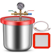 2 Gallons Rust Resistance Vacuum Chamber Degassing For 3 Cfm Vacuum Pump