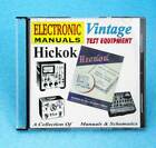 Hickok Test Equipment Manuals On Cd Oscilloscopes Tube Testers Signal Generator
