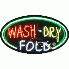 New Wash Dry Fold 30x17 Oval Border Real Neon Sign Withcustom Options 14489
