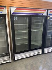 True Gdm 49 Glass 2 Door Merchandiser Commercial Refrigerator 120v Working