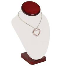 6 14 Tall Red Rosewood Jewelry Necklace Display Bust Necklace Bust