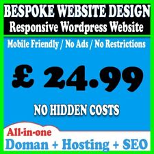 5 Pages Website Web Design Personal Business Or Blog Wordpress Domain Hosting