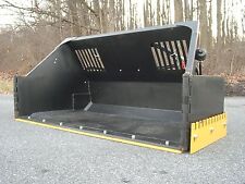 Super Snow Bucket Skid Steer Attach With Hydraulic Wings Pusher Box Or Plow