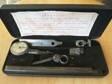 Starrett 711 Last Word Dial Test Indicator Withcase Body Clamp Shank