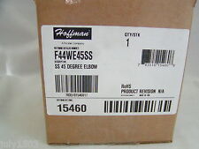 1 New Hoffman F44we45ss 45 Degree Stainless Steel Ss Elbow Sealed Box