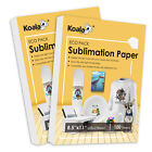 200 Sheets Koala Sublimation Paper 8.5x11 Inkjet Heat Transfer Cotton Poly Mug