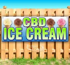 Cbd Ice Cream Advertising Vinyl Banner Flag Sign Many Sizes