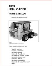 2003 Case 1840 Uniloader Skid Steer Service Parts Manual 8 5374 Na