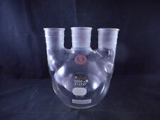 Pyrex Glass 2000ml Distilling Round Bottom Flask 3 Neck Vertical 4550 Sga