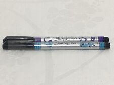 Set Of 2 Sealed Fine Sharpie Pens 1 Turquoise 1 Purple T17