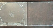 Lot Of 3 Used Clear 1 Disc Replacement Cd Jewel Cases
