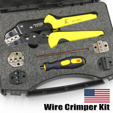 Crimping Tool Wire Crimper Plier Terminal Connectors Ratcheting For Electricity