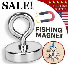 Super Strong Magnet Heavy Lifting Hook Retrieving Treasure Pulling Force Fishing