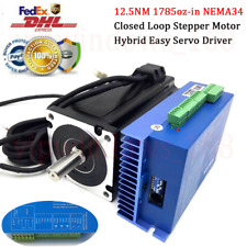 Nema34 125nm Closed Loop Stepper Motor Hybrid Servo Driver Amppower Encoder Cable