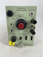 Rare Vintage Tektronix Type 67 Time Base Plug In