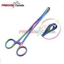 1 Pc Sponge Forceps 7 Straight Slotted Multi Color Surgical Instruments