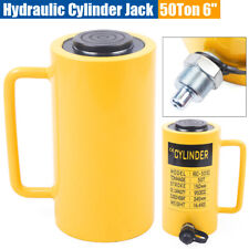 50 Ton Hydraulic Cylinder Jack Single Acting Solid Ram 6 150mm Stroke 10000psi