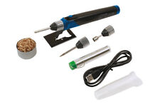 Cordless Rechargeable Soldering Iron Kit 30w Li Ion Battery Usb Charger