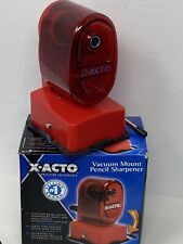 X Acto Vacuum Mount Manual Pencil Sharpener Red Portable For School Office
