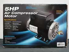 108348 5 Hp 3450 Rpm Air Compressor 60 Hz Electric Motor 208 230 Volts New