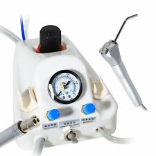 Portable Dental Dentist Air Turbine Unit 3 Way Syringe Bottle Work To Compressor