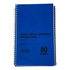 8 Pack Mead Single Subject College Ruled Notebook 95 X 6 80 Sheetspad