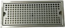 Flush Mount Beer Tap Drip Tray With Drain For Draft Beer Kegerator 12l X 5w