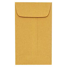 Brown Kraft 7 Coin Envelopes 3 12 X 6 12 Gummed Flap 500 Per Pack