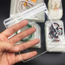 20 Pcs Transparent Pvc Jewelry Pouches Bags Zip Lock Jewelry Ring Storage Holder