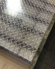 24 X 48 Aluminum Diamond Plate Sheet Polished 1pc 025
