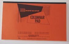 Vintage Brownline Columnar Pad No 1414 14x8 12 14 Columns