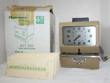 Vintage Acroprint Att 310 125ar3 Bx Time Recorder Clock Cards Box Untested