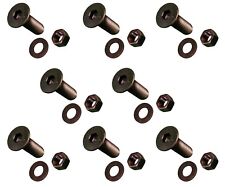 8 Cat Bobcat Style Cutting Edge Bolts Nuts Amp Washers 58 X 2 12 159 2953