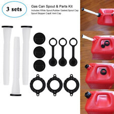 3 Sets Replacement Gas Can Spout Amp Part Kit For Rubbermaid Blitz Wedco Scepter