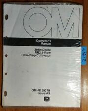 John Deere Rr2 2 Row Row Crop Cultivator Owner Operator Manual Om N159379 A5 75