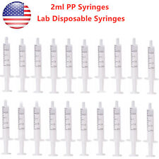 100pcs 2ml Pp Syringe Luer Slip Non Sterile Disposable For Measuring Nutrient Us