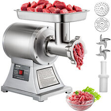 Vevor Commercial Grade Electric Meat Grinder 1100w Stainless Steel Heavy Duty