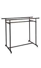 Pipeline Double Clothing Rack Pipe Line Adjustable Ht New Youk Garment District