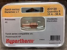 Genuine Hypertherm 420120 Electrodes Powermax 30 Xp Plasma 5 Pack Duramax Lt