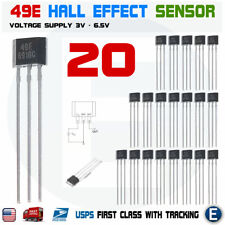 20pcs 49e Oh49e Ss49e Linear Hall Effect Magnetic Sensor Switch Arduino Usa