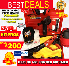 Hilti Dx 460 Powder Actuated Preowned Free Angle Grinder Extras Fast Ship