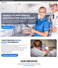 Dentist Website Professionally Designed Local Business Website Domain