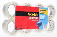 Scotch 3m Clear Heavy Duty Shipping Packing Tape 16 Rolls Total 872 Yd