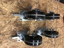 Gang Box Caster Set Colson 6 Heavy Duty Castersused Once Side And Swivel Lock