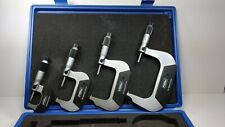 Fowler 0 100mm Outside Inch Micrometer Set 52 229 220 0